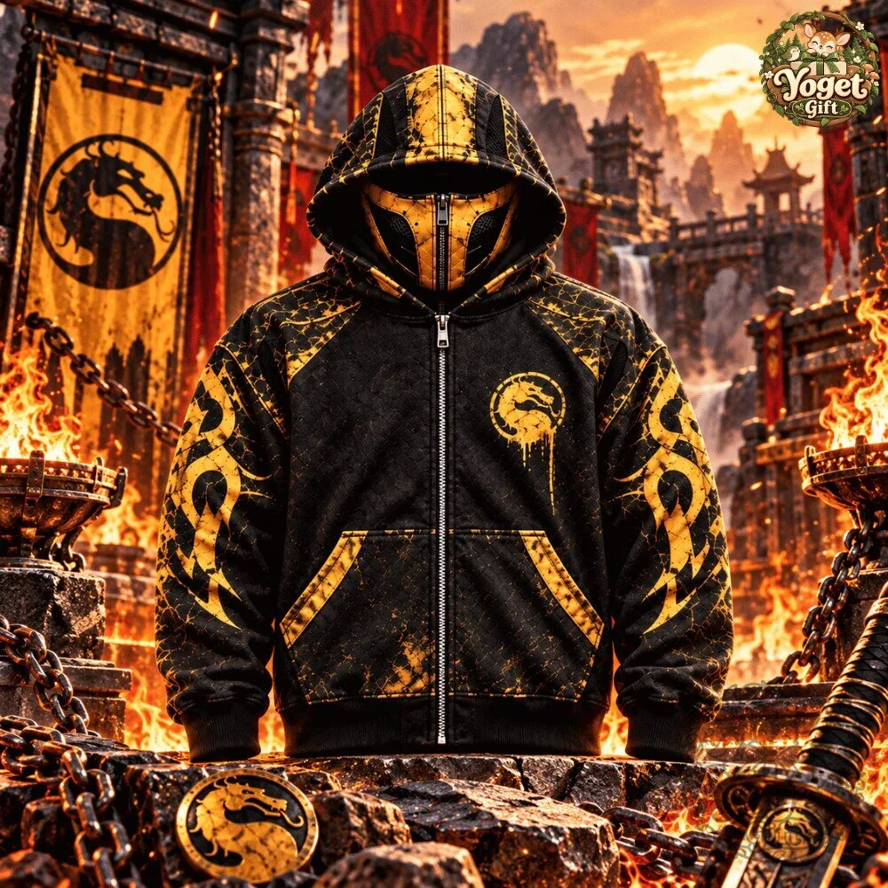 H&M x MORTAL KOMBAT Sub Zero & Scorpion FATALITY Zip Up Hoodie 2026 15 H&M x MORTAL KOMBAT Sub Zero & Scorpion FATALITY Zip Up Hoodie 2026