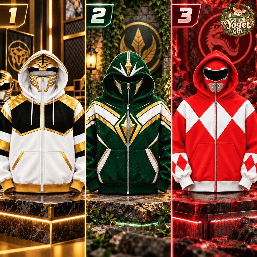 RANGERSCLAVA Mighty Morphin White Green Red Power Rangers Zip Up Hoodie 2026 8 RANGERSCLAVA Mighty Morphin White Green Red Power Rangers Zip Up Hoodie 2026