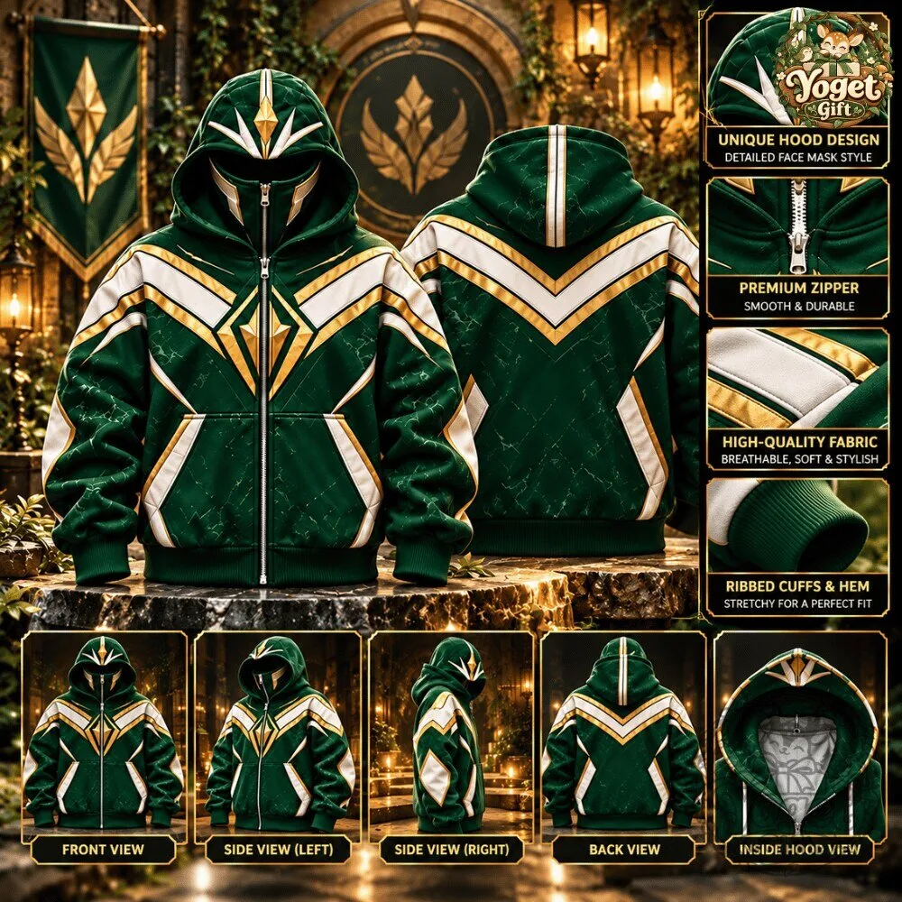 RANGERSCLAVA Mighty Morphin White Green Red Power Rangers Zip Up Hoodie 2026 16 RANGERSCLAVA Mighty Morphin White Green Red Power Rangers Zip Up Hoodie 2026