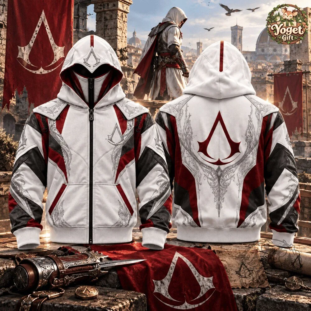 CREEDHOOD Assassin's Creed Zip Up Hoodie 2026 Special 7 CREEDHOOD Assassin's Creed Zip Up Hoodie 2026 Special