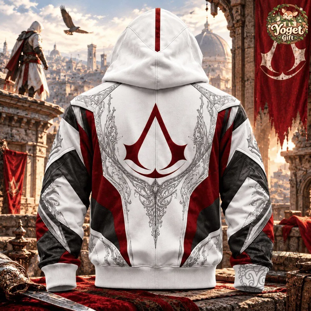 CREEDHOOD Assassin's Creed Zip Up Hoodie 2026 Special 14 CREEDHOOD Assassin's Creed Zip Up Hoodie 2026 Special