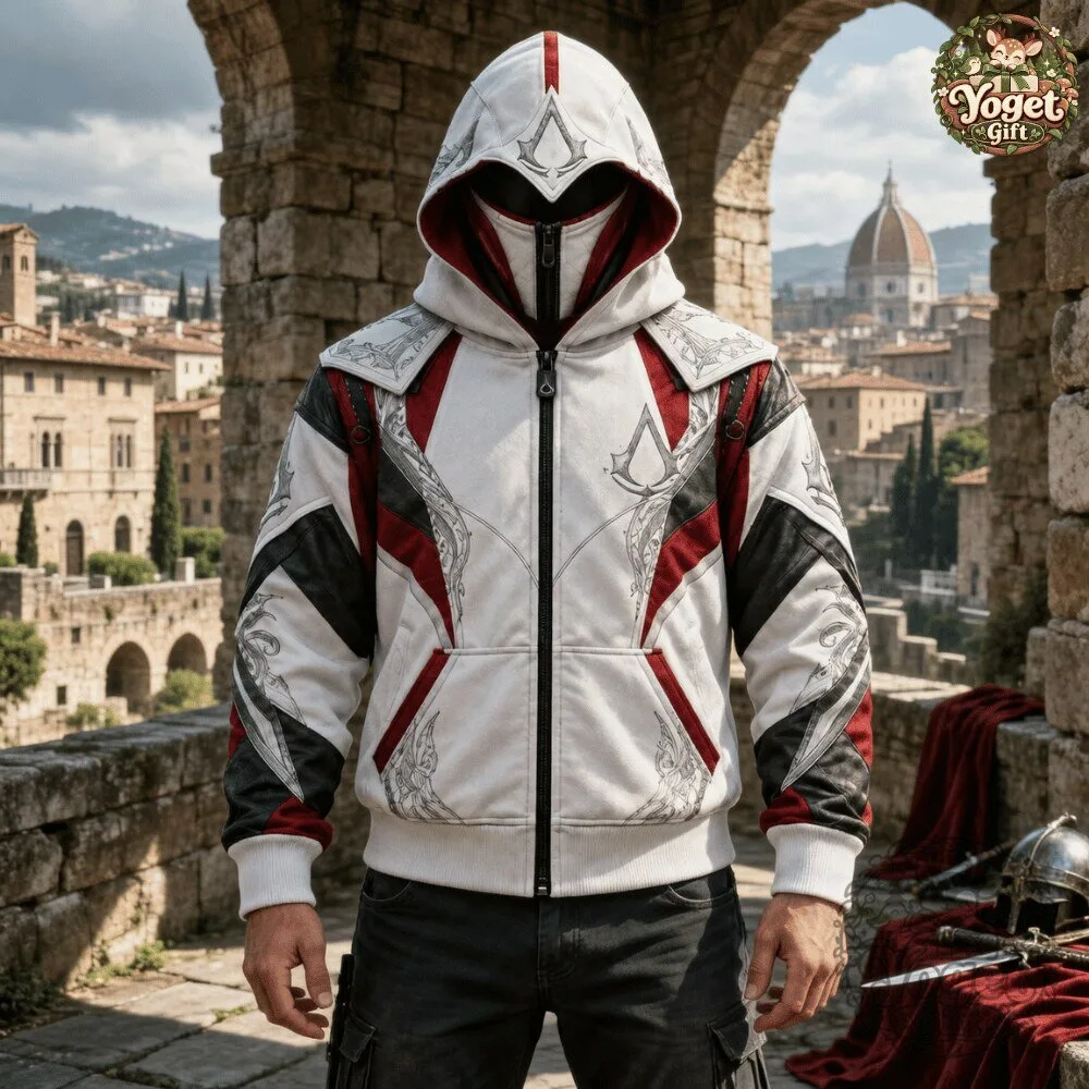 CREEDHOOD Assassin's Creed Zip Up Hoodie 2026 Special 15 CREEDHOOD Assassin's Creed Zip Up Hoodie 2026 Special