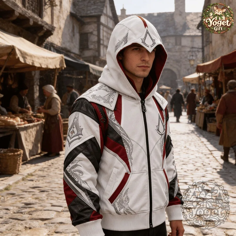 CREEDHOOD Assassin's Creed Zip Up Hoodie 2026 Special 16 CREEDHOOD Assassin's Creed Zip Up Hoodie 2026 Special
