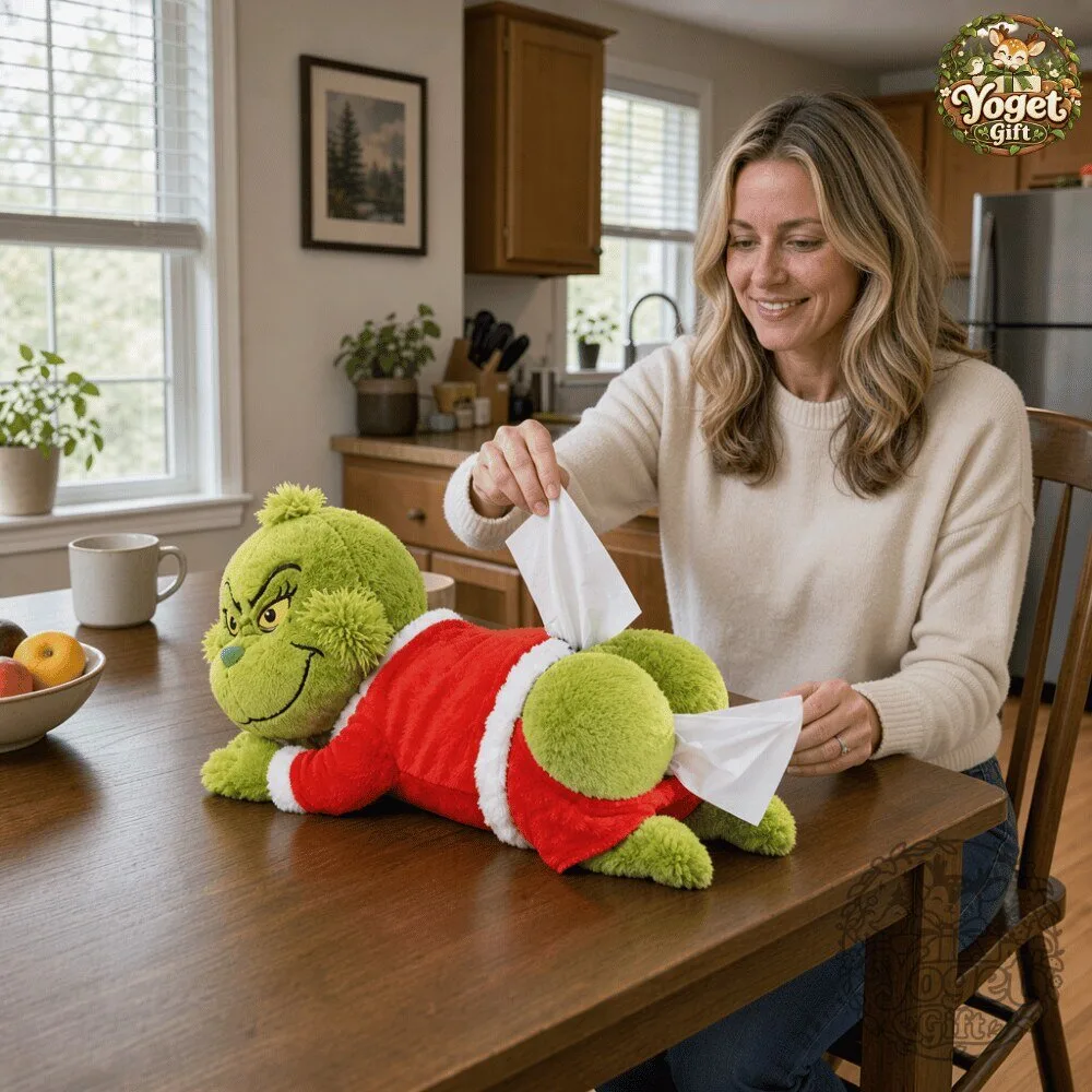 Cheekynook x Christmas Grinch Butt Plush Tissue Box Holder Special Edition 10 Cheekynook x Christmas Grinch Butt Plush Tissue Box Holder Special Edition