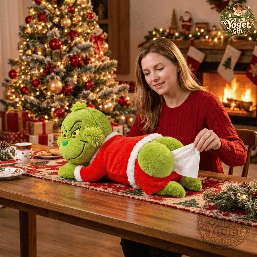 Cheekynook x Christmas Grinch Butt Plush Tissue Box Holder Special Edition 11 Cheekynook x Christmas Grinch Butt Plush Tissue Box Holder Special Edition