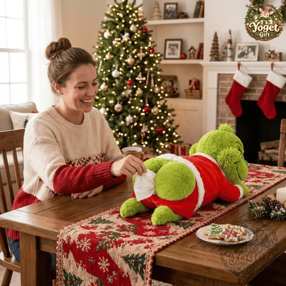 Cheekynook x Christmas Grinch Butt Plush Tissue Box Holder Special Edition 12 Cheekynook x Christmas Grinch Butt Plush Tissue Box Holder Special Edition