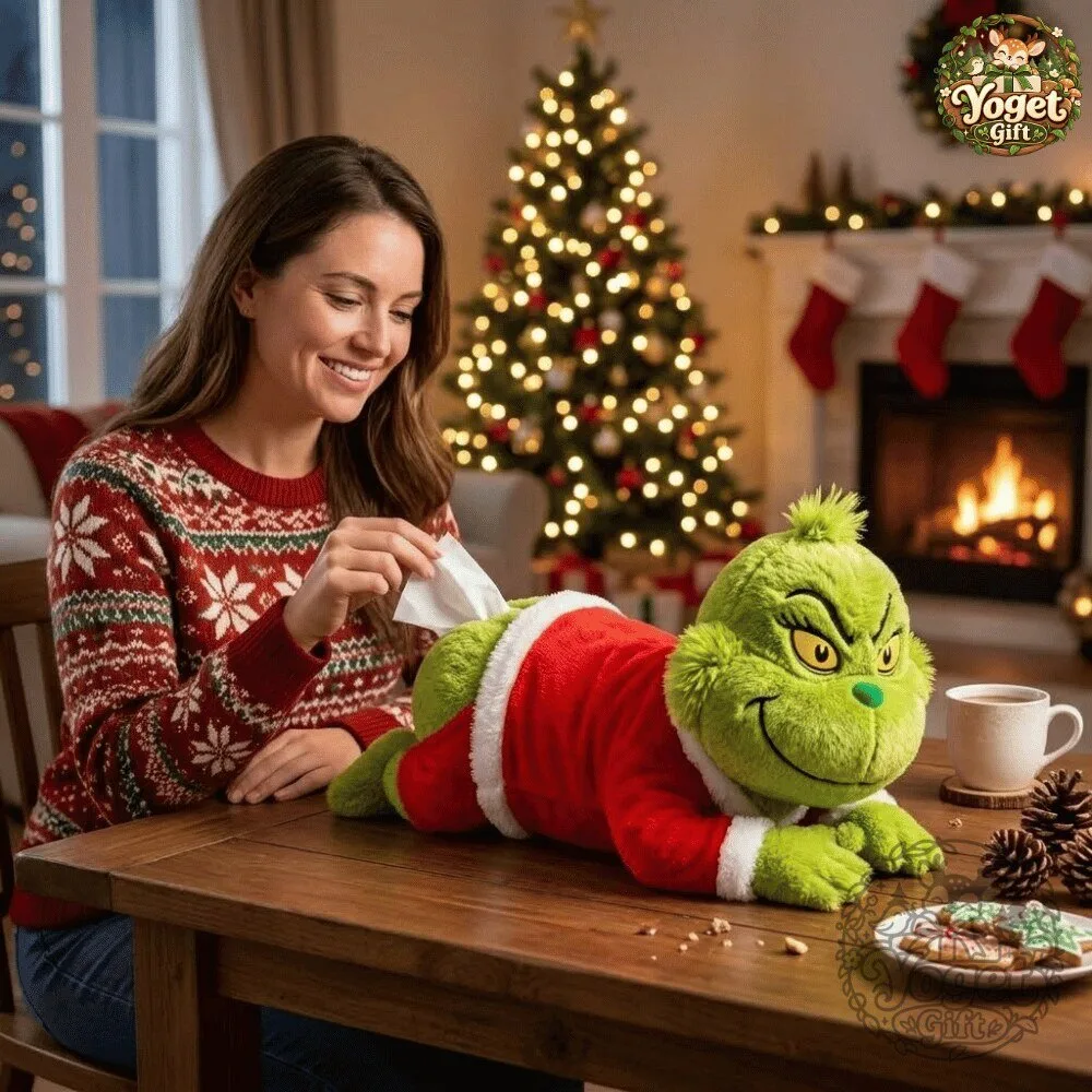 Cheekynook x Christmas Grinch Butt Plush Tissue Box Holder Special Edition 15 Cheekynook x Christmas Grinch Butt Plush Tissue Box Holder Special Edition