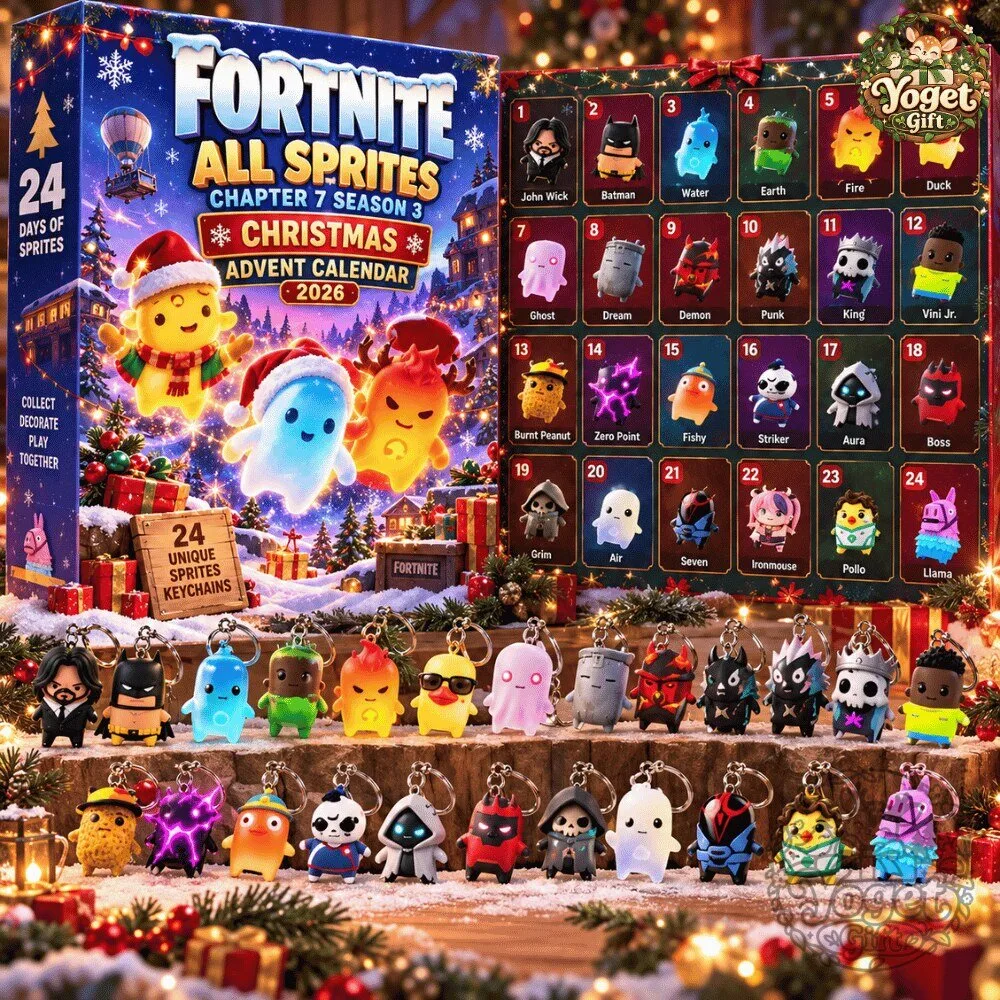 Fortnite All Sprites Chapter 7 Season 3 Christmas Advent Calendar 2026 Special